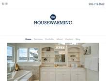 Tablet Screenshot of housewarmingseattle.com